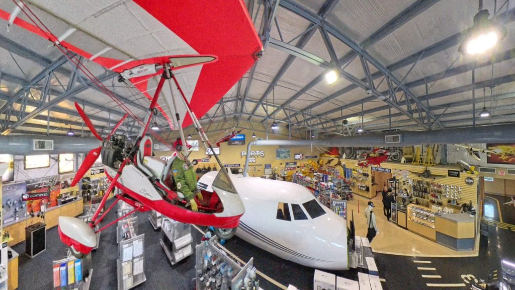 Gulfstream Jet Front Section on display